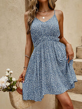 Load image into Gallery viewer, Floral V-Neck Mini Cami Dress