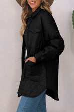 Load image into Gallery viewer, Snap Down Collared Winter Coat