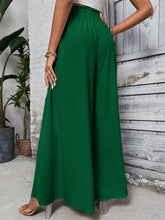 Load image into Gallery viewer, Tied High Waist Wide Leg Pants