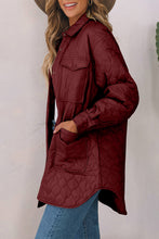 Load image into Gallery viewer, Snap Down Collared Winter Coat