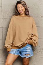 Load image into Gallery viewer, Full Size Round Neck Long Sleeve Sweatshirt