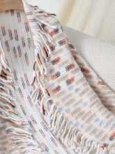 Load image into Gallery viewer, Fringe Open Front Half Sleeve Poncho