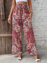 Load image into Gallery viewer, Printed Wide Leg Pants