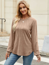Load image into Gallery viewer, Round Neck Long Sleeve T-Shirt