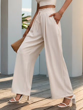 Load image into Gallery viewer, Tied Wide Leg Pants