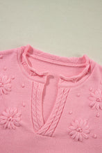 Load image into Gallery viewer, Daisy Notched Long Sleeve Sweater