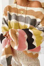 Load image into Gallery viewer, Boat Neck Long Sleeve Sweater