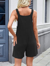 Load image into Gallery viewer, Lovelet Knotted Wide Strap Scoop Neck Overalls