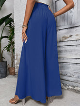 Load image into Gallery viewer, Tied High Waist Wide Leg Pants