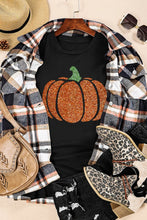 Load image into Gallery viewer, Pumpkin Round Neck Short Sleeve T-Shirt