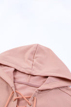 Load image into Gallery viewer, Lace Up Long Sleeve Hoodie