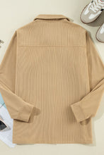 Load image into Gallery viewer, Frill Button Up Long Sleeve Shacket