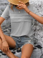 Load image into Gallery viewer, Round Neck Short Sleeve Top