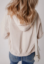 Load image into Gallery viewer, Pocketed Zip Up Long Sleeve Hooded Jacket