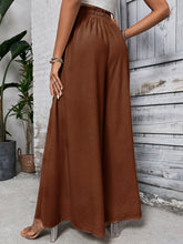 Load image into Gallery viewer, Tied High Waist Wide Leg Pants
