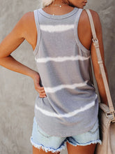 Load image into Gallery viewer, Full Size Tie-Dye Round Neck Tank