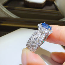 Load image into Gallery viewer, 1 Carat Moissanite Zircon 925 Sterling Silver Ring