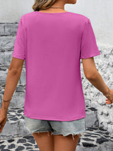 Load image into Gallery viewer, Round Neck Short Sleeve Top