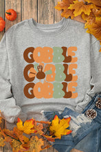 Load image into Gallery viewer, Letter Graphic Round Neck Long Sleeve Sweatshirt