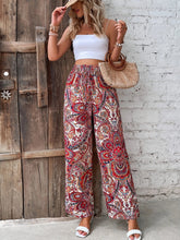Load image into Gallery viewer, Printed Wide Leg Pants