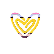 Load image into Gallery viewer, Jumbo Paperclip - Heart Pencil - PREORDER