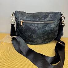 Load image into Gallery viewer, The Roni Nylon Crossbody - Dark Grey / Black Acid Wash