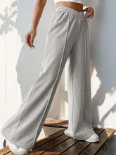 Load image into Gallery viewer, Elastic Waist Wide Leg Pants