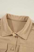 Load image into Gallery viewer, Frill Button Up Long Sleeve Shacket