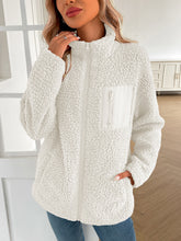 Load image into Gallery viewer, Ivy Lane Zip Up Long Sleeve Fuzzy Jacket
