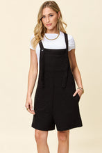 Load image into Gallery viewer, Double Take Full Size Texture Square Neck Romper