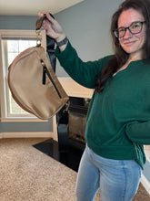 Load image into Gallery viewer, The Roni Nylon Crossbody - Peach + Black -
