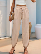 Load image into Gallery viewer, Perfee Elastic Waist Joggers with Pockets