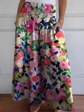 Load image into Gallery viewer, Full Size Smocked Wide Leg Pants with Pockets