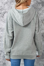 Load image into Gallery viewer, Lace Up Long Sleeve Hoodie