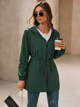 Load image into Gallery viewer, Ivy Lane Outdoor Waterproof Long Sleeve Hooded Windbreaker