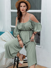 Load image into Gallery viewer, Spaghetti Strap Wide Leg Jumpsuit