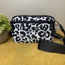 Load image into Gallery viewer, Remi - Nylon Crossbody Animal Print B&W