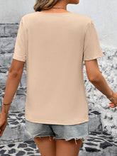 Load image into Gallery viewer, Round Neck Short Sleeve Top