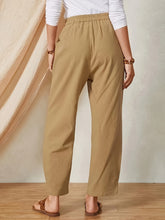 Load image into Gallery viewer, Full Size Elastic Waist Pants with Pockets