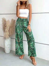Load image into Gallery viewer, Printed Wide Leg Pants