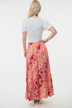 Load image into Gallery viewer, White Birch Full Size High Waisted Floral Woven Skirt