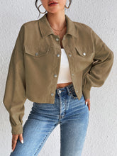 Load image into Gallery viewer, Honey Snap Down Long Sleeve Jacket