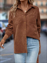 Load image into Gallery viewer, Button Down Long Sleeve Shacket