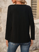 Load image into Gallery viewer, Notched Long Sleeve T-Shirt