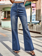 Load image into Gallery viewer, High Rise Bootcut Jeans with Pockets