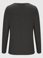 Load image into Gallery viewer, Crisscross V-Neck Long Sleeve T-Shirt