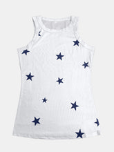 Load image into Gallery viewer, Full Size Star Round Neck Tank