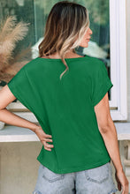 Load image into Gallery viewer, Cowl Neck Short Sleeve T-Shirt