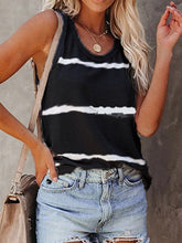Load image into Gallery viewer, Full Size Tie-Dye Round Neck Tank