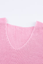 Load image into Gallery viewer, V-Neck Drop Shoulder Sweater